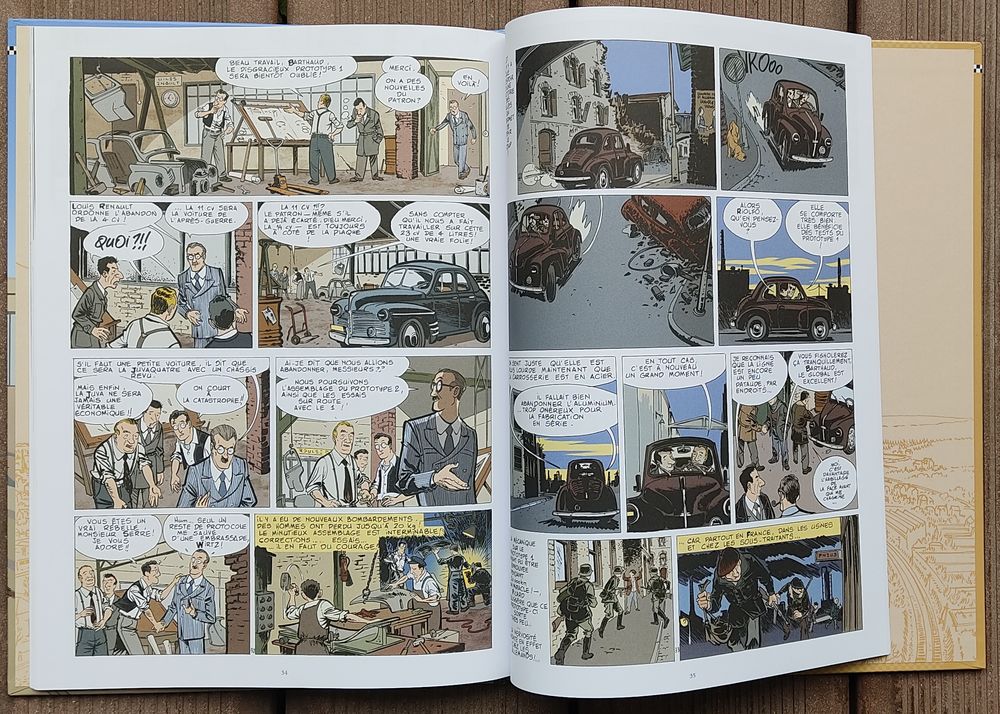 BD " La Naissance de la 4cv Renault " Livres et BD