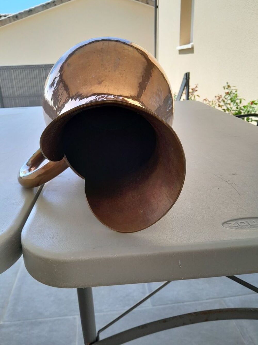 POT ANCIEN EN CUIVRE HAUTEUR 40cm t&eacute;l&eacute;phoner au 0627473514 Décoration