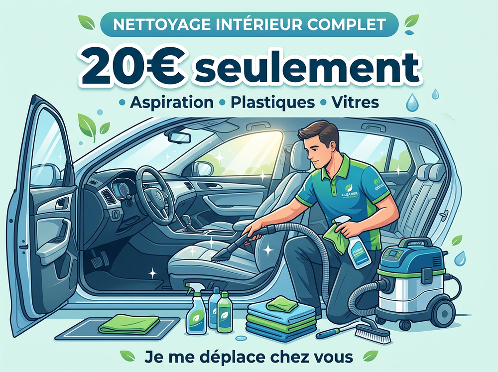   Nettoyage intérieur voiture - Soutien projet local ? 