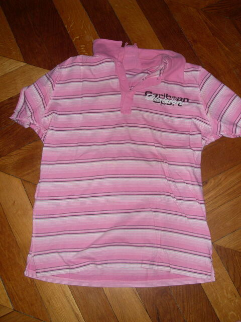 T shirt rose  col et bouton de taille M 4 Vertaizon (63)