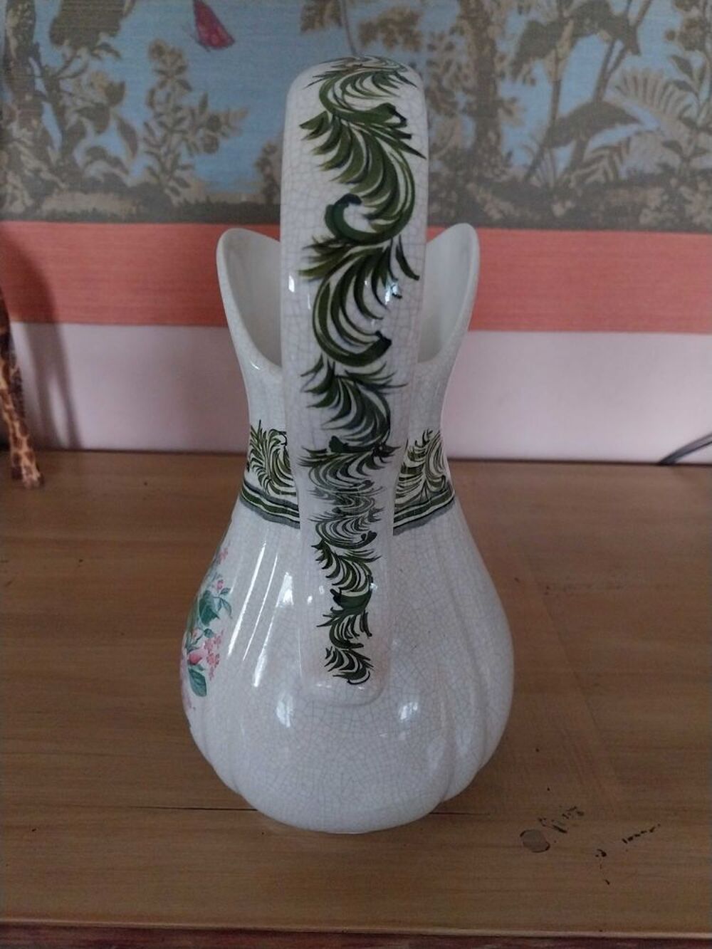 Grand pichet ou broc poterie vintage Décoration