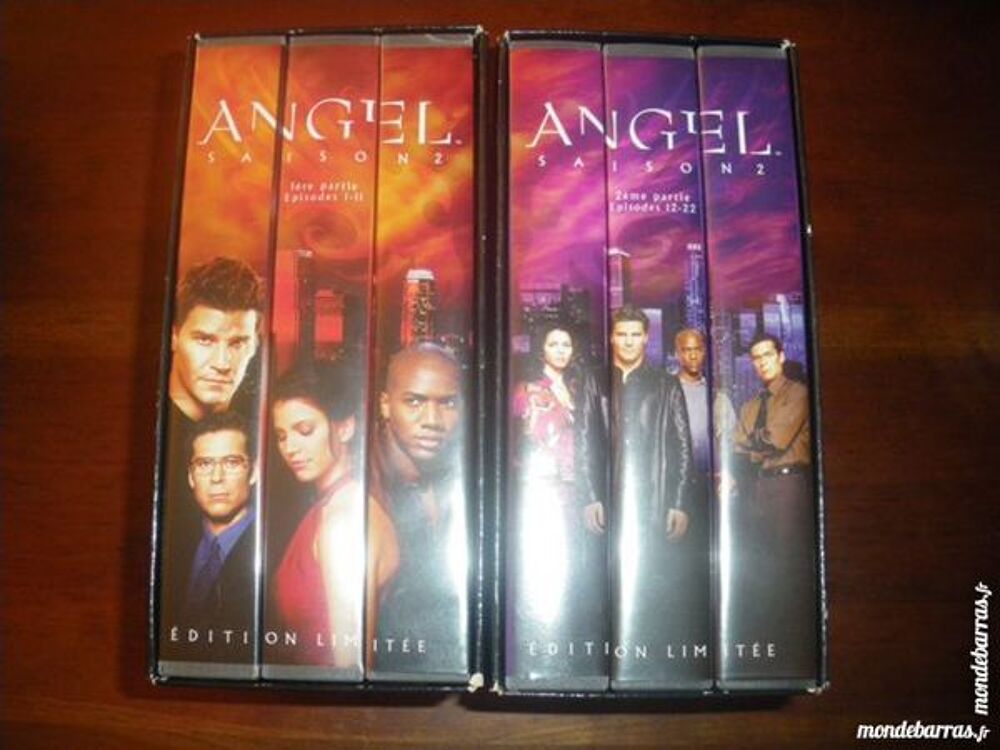 2 coffrets de cassettes "ANGEL" (48) DVD et blu-ray