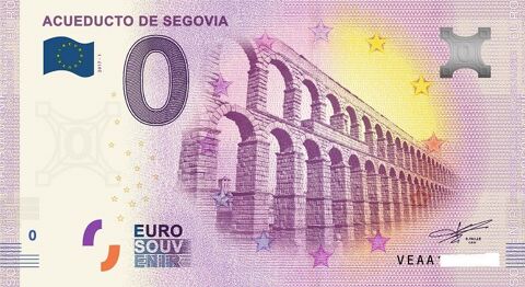 Billet touristique 0 euro de SEGOVIA 3 Maubeuge (59)