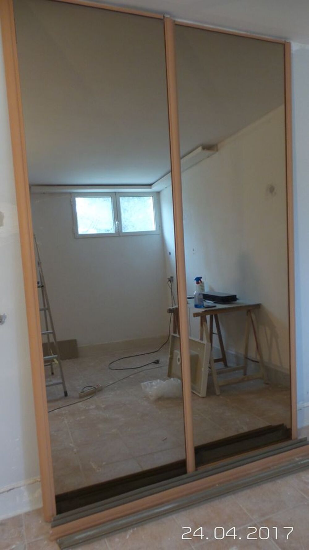double porte coulissante miroir Meubles