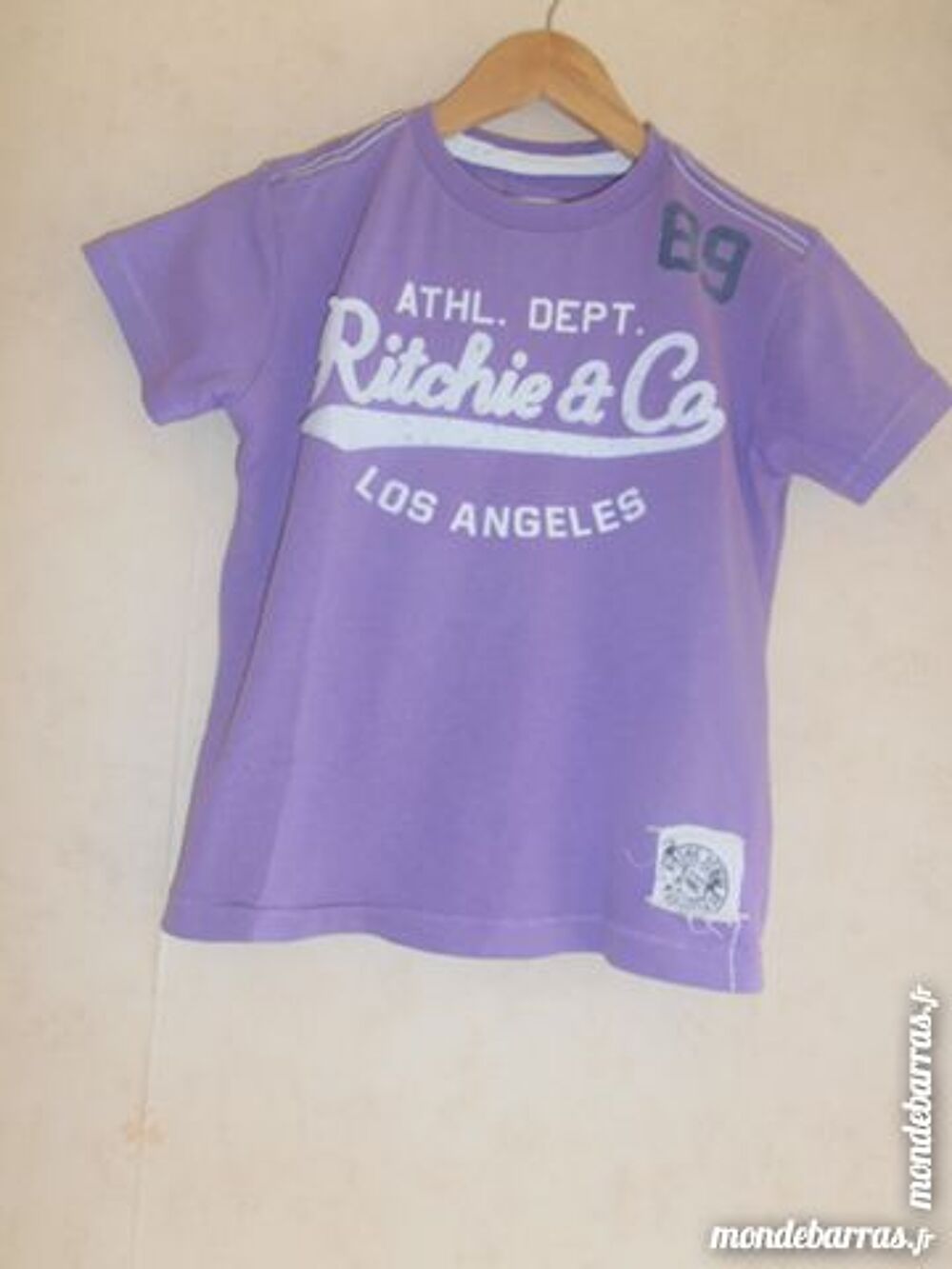 Tee-shirt violet (68) Vtements enfants