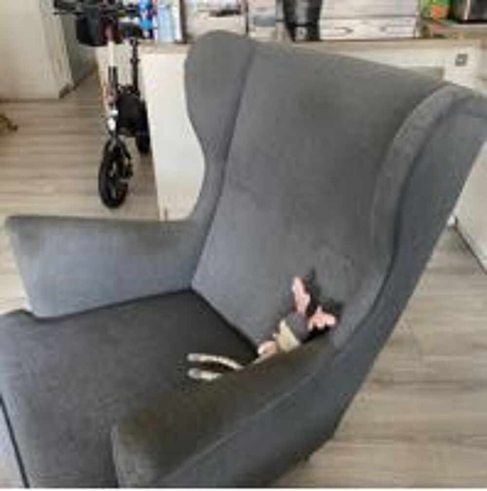 fauteuil gris confort Meubles