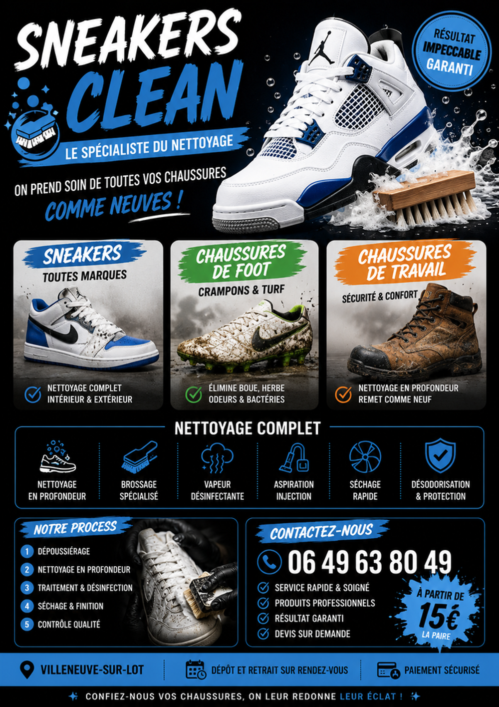   nettoyage chaussure 