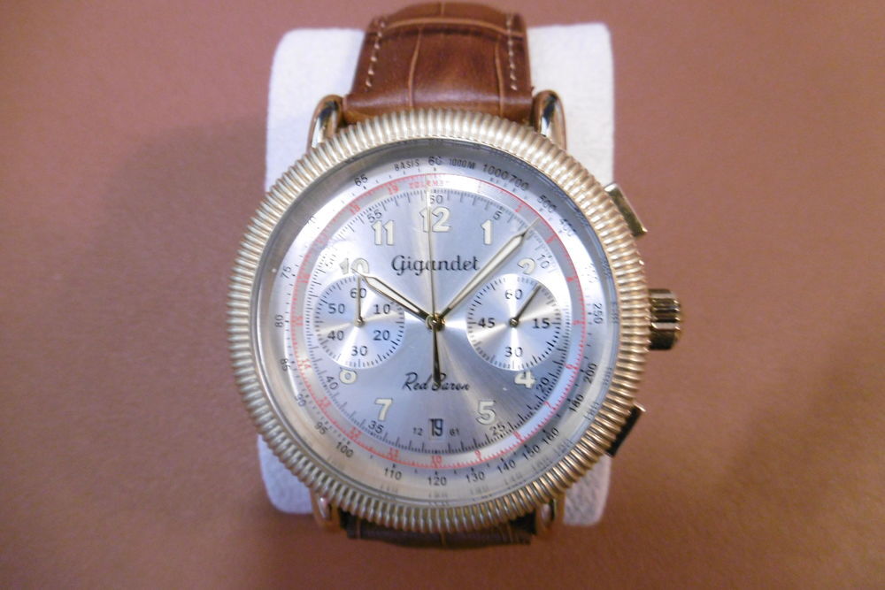Montre Gigandet Red Baron NEUVE jamais port&eacute;e Bijoux et montres