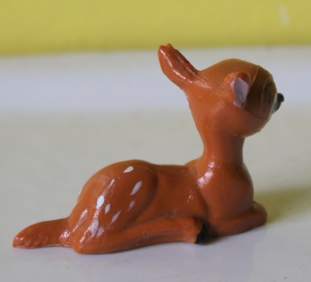 Figurine JIM vintage 60 BAMBI couch&eacute; Walt Disney 