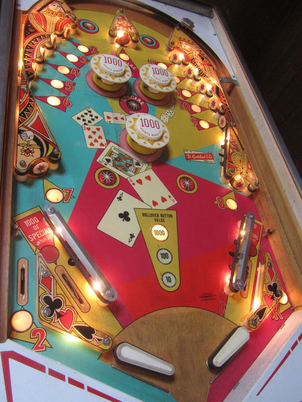 Flipper &eacute;lectrom&eacute;canique Gottlieb Jeux / jouets