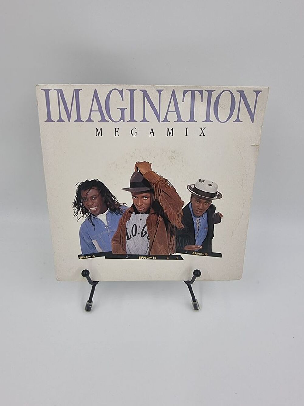 Vinyle 45 tours Imagination : Megamix avec fourreau CD et vinyles
