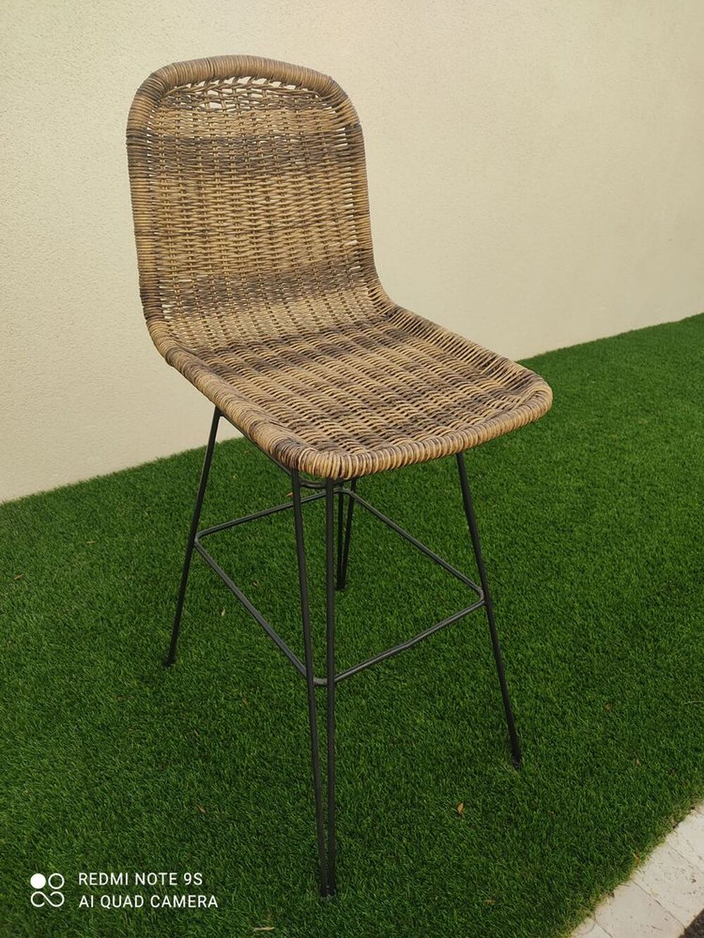 Chaise haute osier Casa Meubles