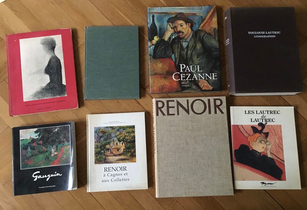 Lot de 8 livres d'art sur la Peinture (Lautrec, Renoir,...) Livres et BD