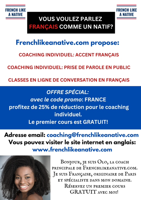 Coaching Accent Français + Prise de Parole en Public 0 75016 Paris