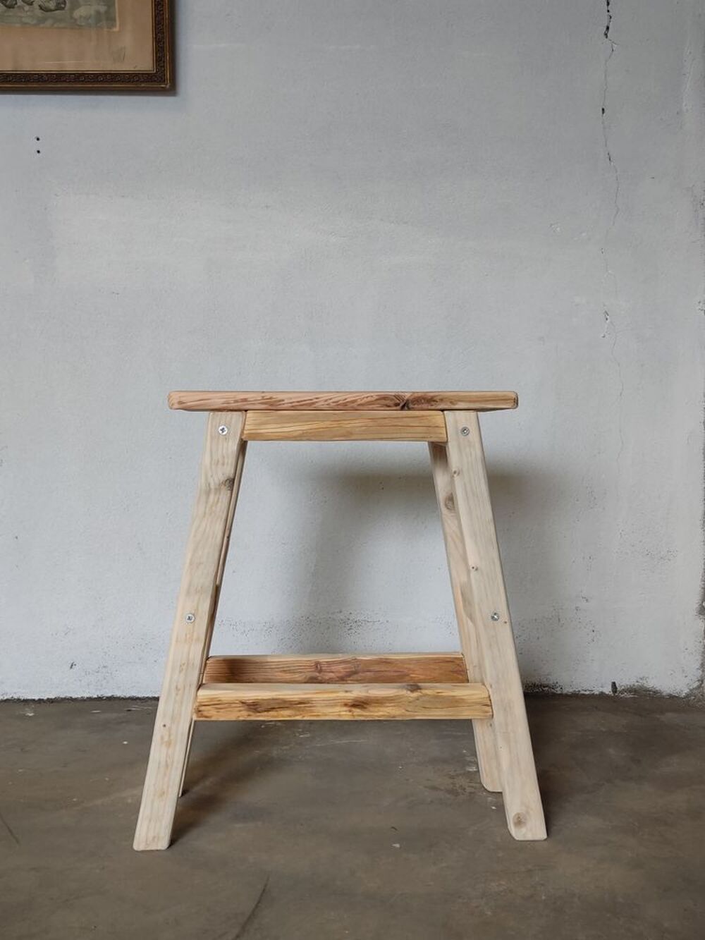 Tabouret bois rustique Décoration