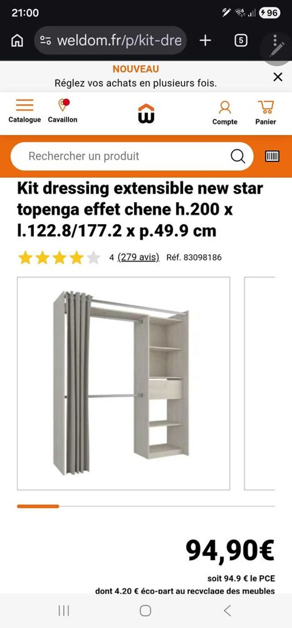 Dressing Weldom Meubles