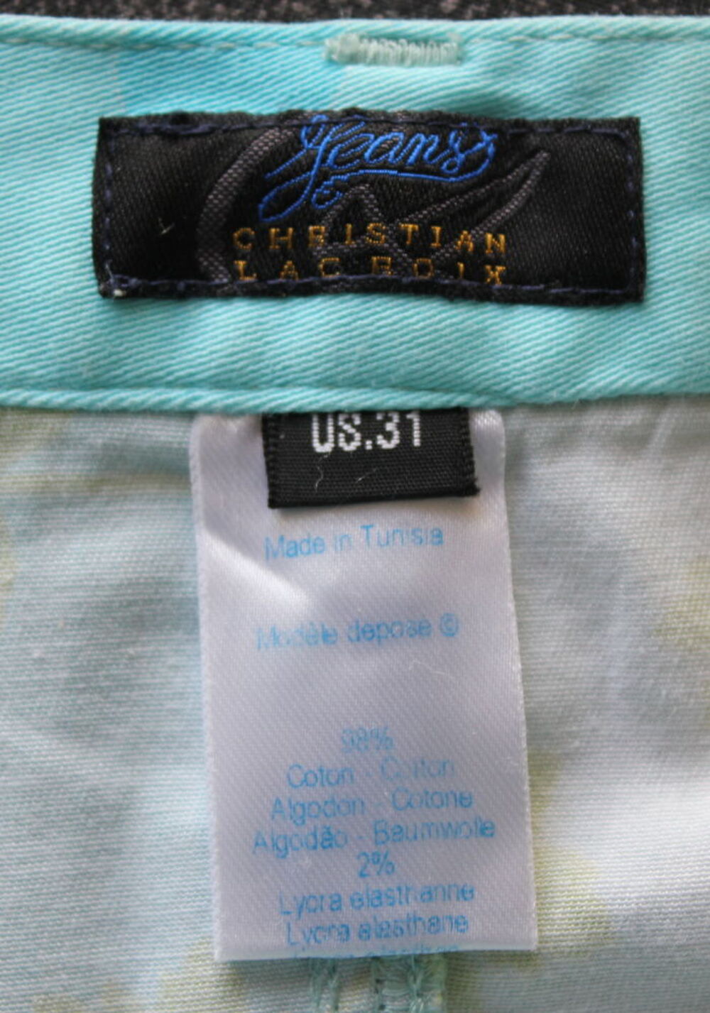 Pantalon floral CHRISTIAN LACROIX 
T.40 Fr Vêtements