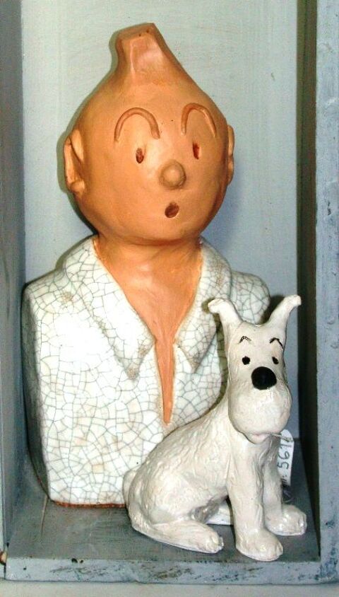 TINTIN, MILOU, DUPONT, CAPITAINE, Peinture ,BD?BANDE DESSINE 98 La Ville-aux-Dames (37)