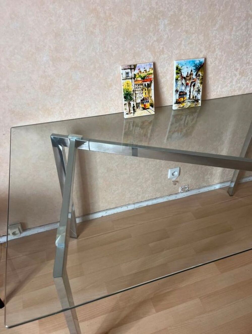 grande table &agrave; manger en verre Meubles