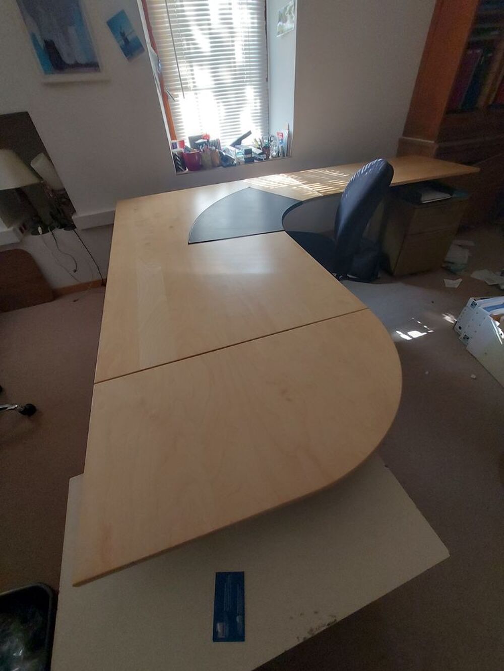 BUREAU IKEA GALANT COULEUR BOULOT 200X120 PLUS 80X40 Meubles