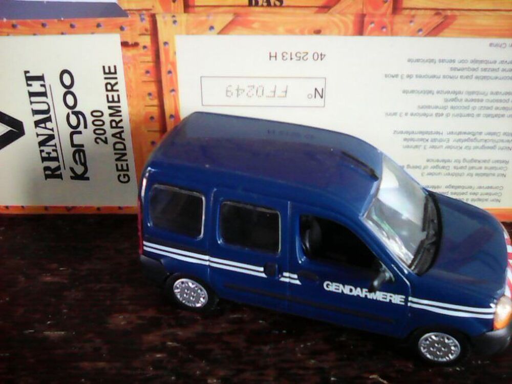 Voiture Renault Kangoo 2000 Gendarmerie 1/43 Norev 
