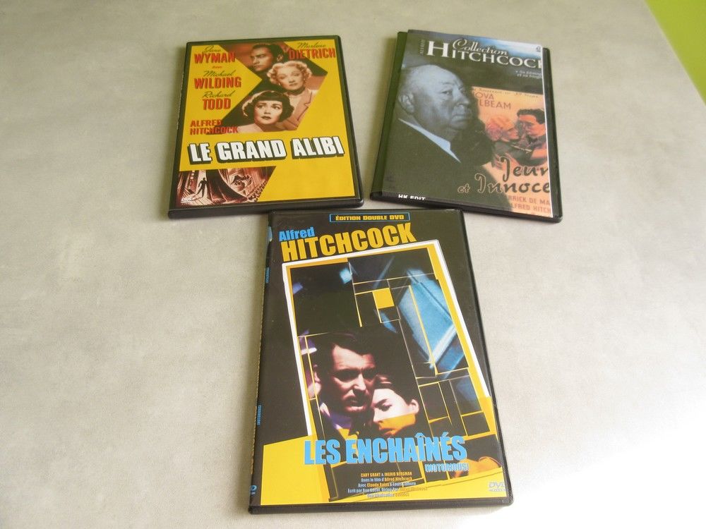 6 DVD HITCHCOCK DVD et blu-ray