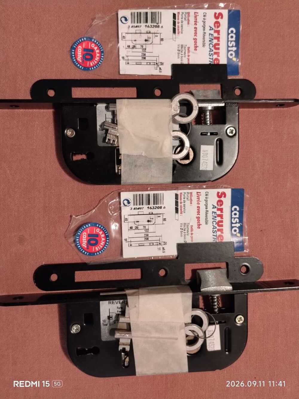 S&eacute;rrures de Porte et Pomelles Bricolage