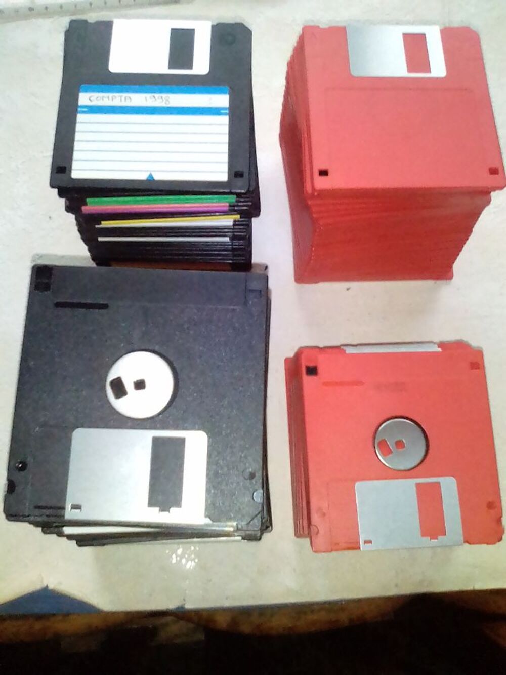Disquettes format 3.5 lot de 10 pi&egrave;ces Matériel informatique