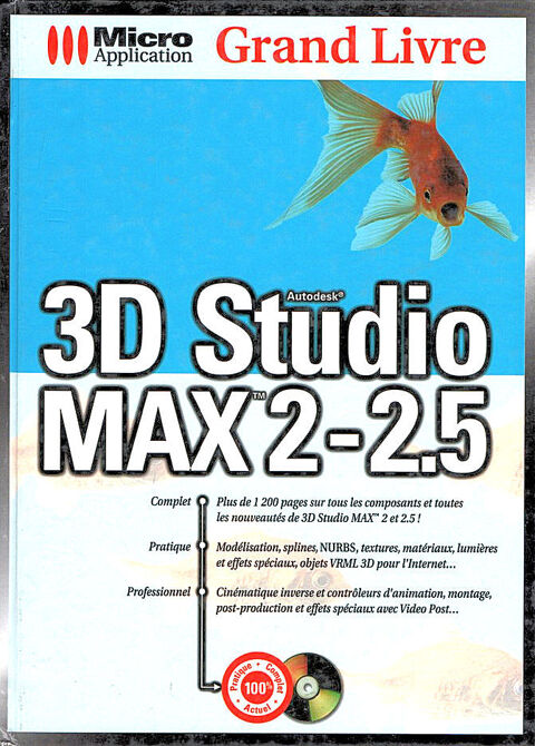 Livre sur la modlisation en 3 dimensions : 3D studio Max 2. 10 Lavelanet (09)