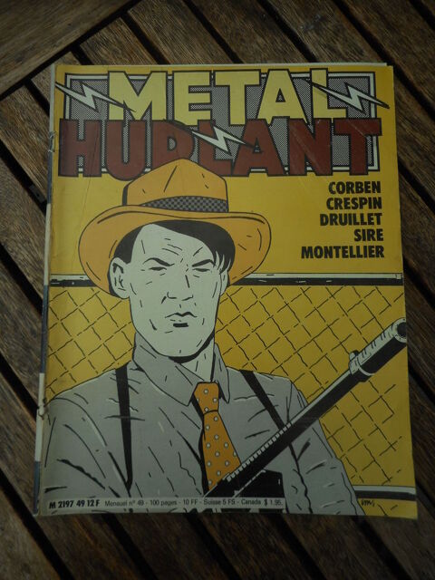 Lot de 2 Métal Hurlant n°49 et n°51 5 Nieuil-l'Espoir (86)