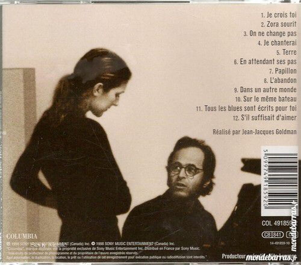 Celine Dion S'il suffisait d'aimer CD et vinyles