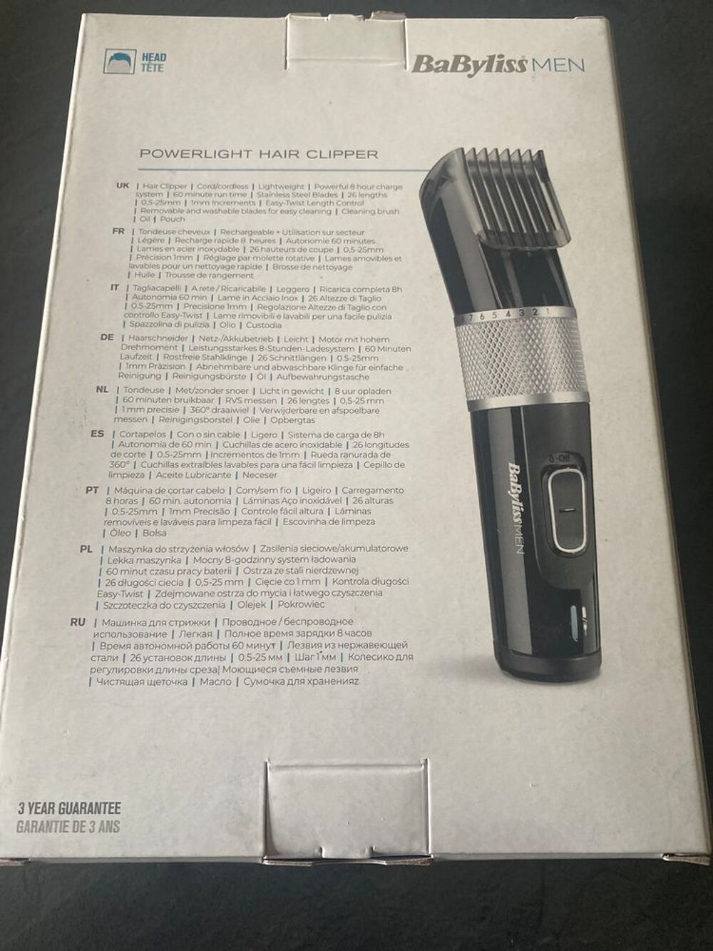 Tondeuse babyliss men Electroménager