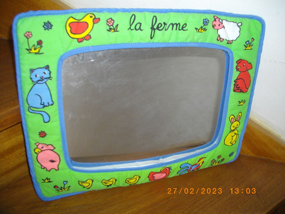 MIROIR (INCASSABLE) DE LIT OU AUTRE POUR BEBE Jeux / jouets