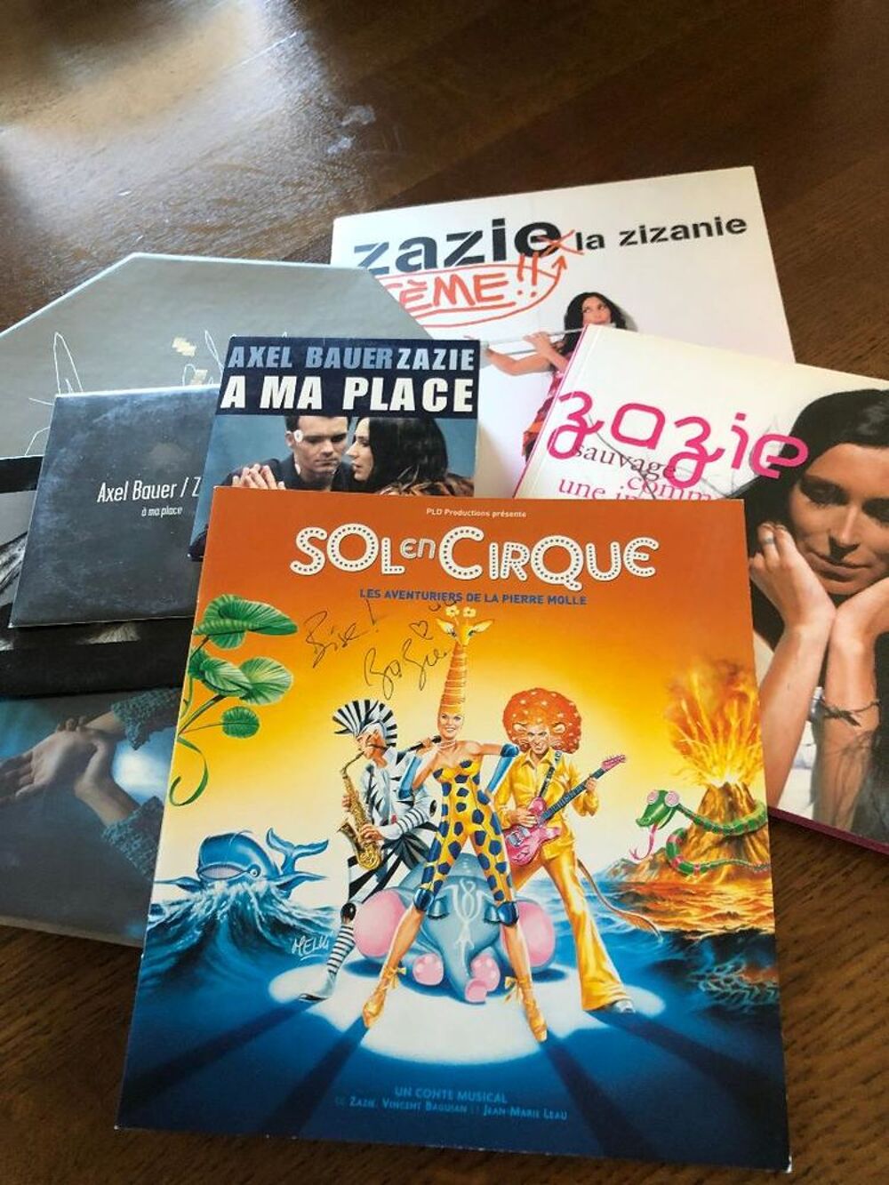 ZAZIE Collectors, livrets, programmes CD CD et vinyles