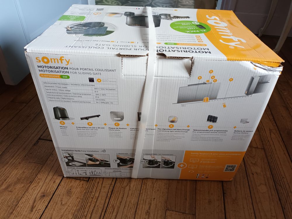 Moteur portail Somfy NEUF Bricolage