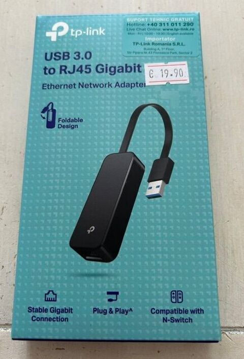 ADAPTATEUR  réseau  TP-Link  USB 3.0  vers  RJ45  gigabit Cerny (91)