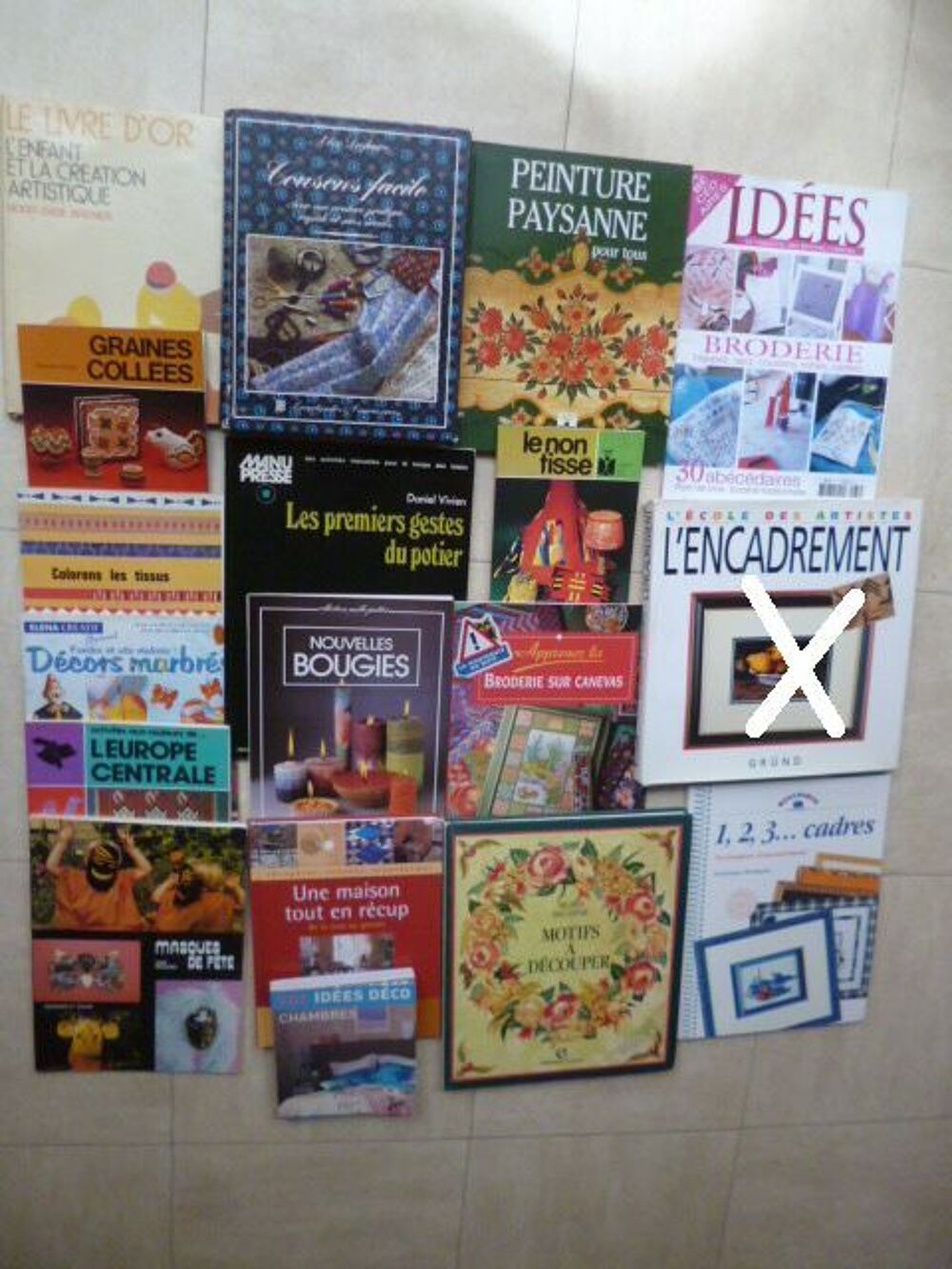 livres de CUISINE et TRAVAUX MANUELS - zoe Livres et BD