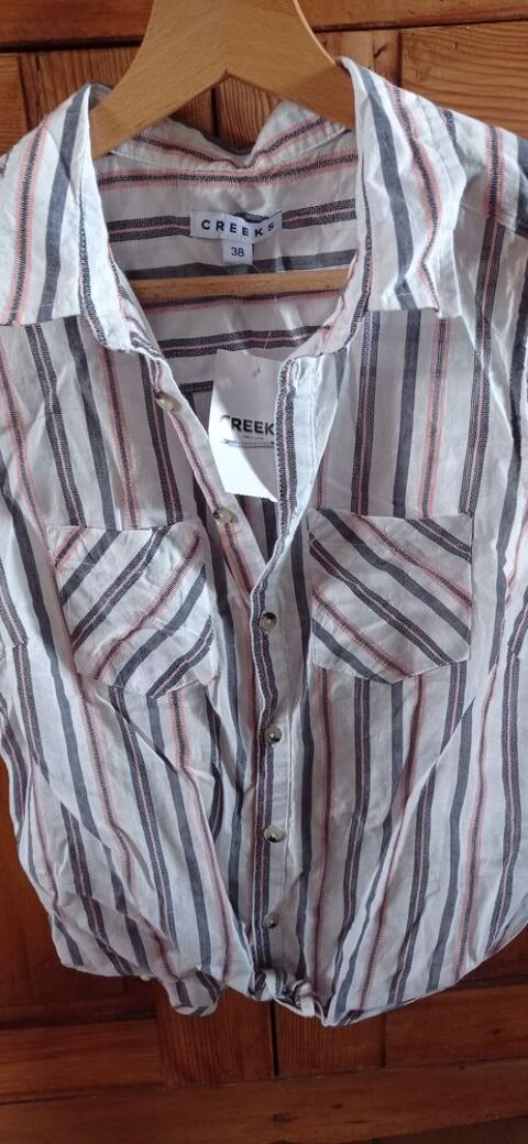 chemisette � carreaux sans manche Creeks  8 La Fert�-Alais (91)
