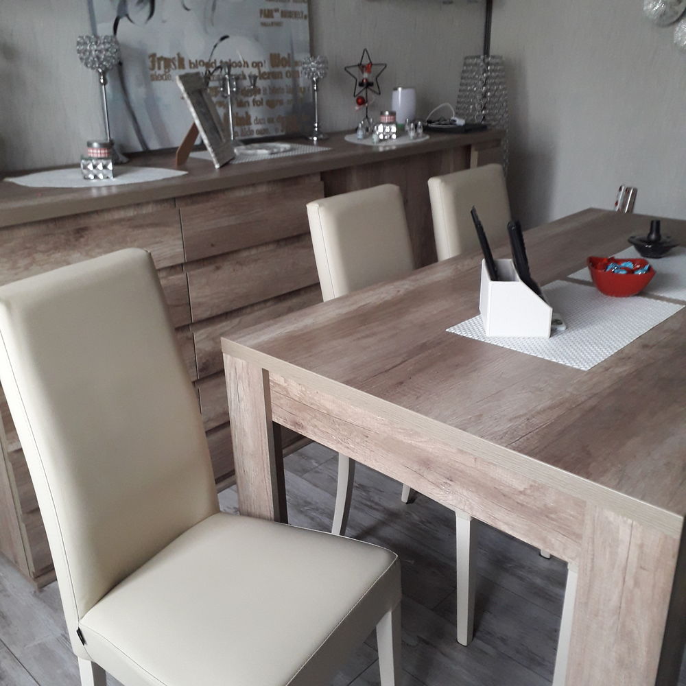 Salle &agrave; manger Design Effet Bois Vein&eacute; Meubles