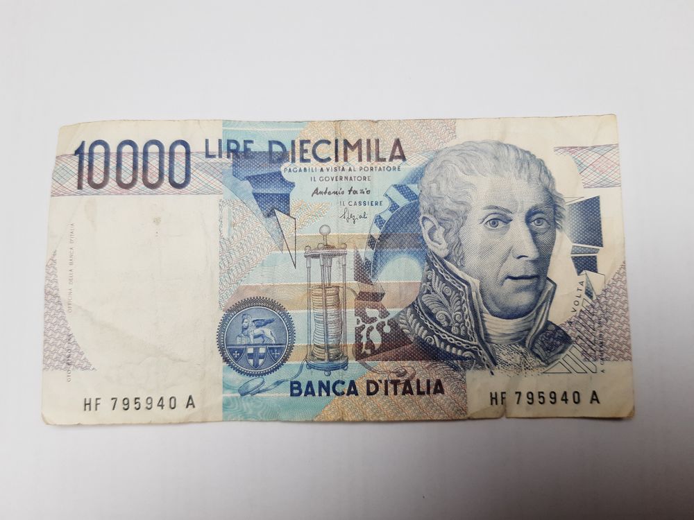 BILLET BANQUE 10 000 Lire Italie 