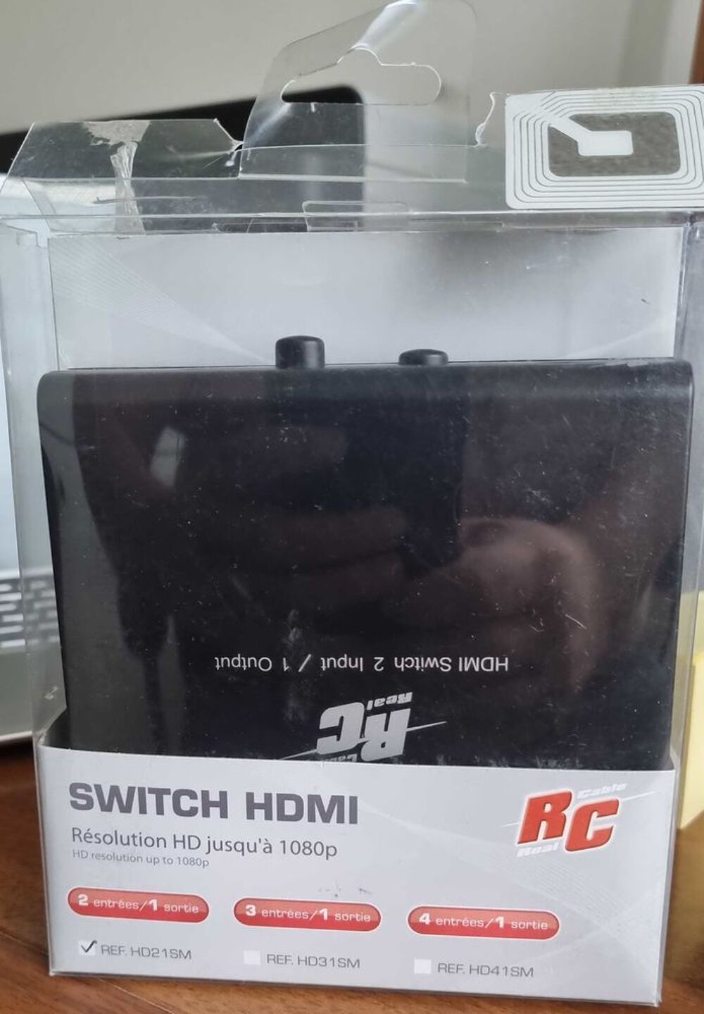 SWITCH HUB DOCK HDMI RC HD21SM (2 entr&eacute;es / 1 sortie) Matriel informatique