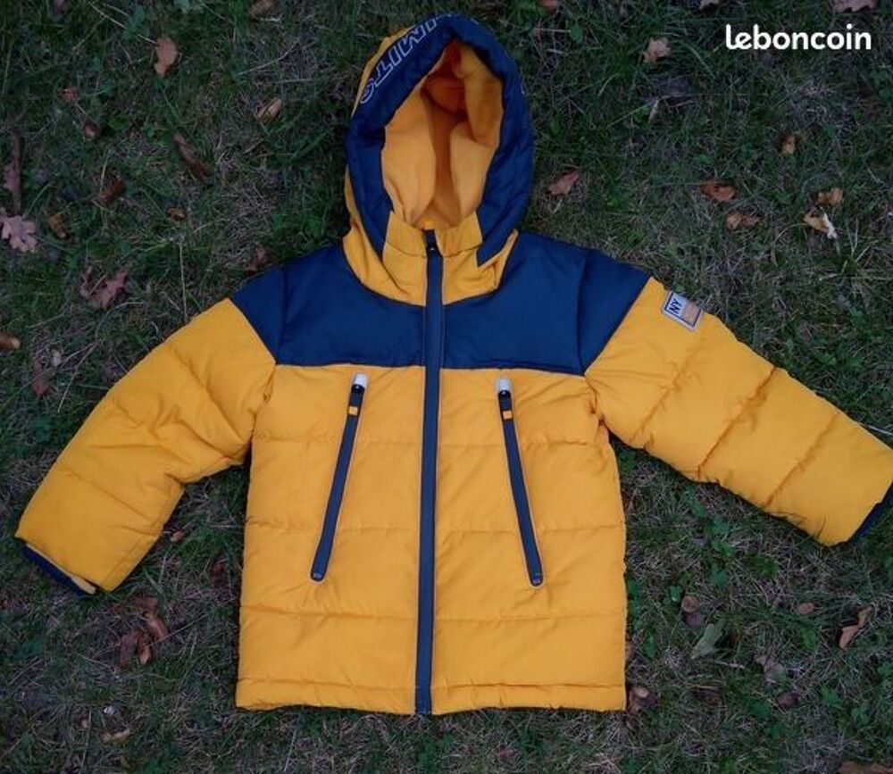 Blouson jaune hiver 3 / 4 ans C&amp;A Vêtements enfants