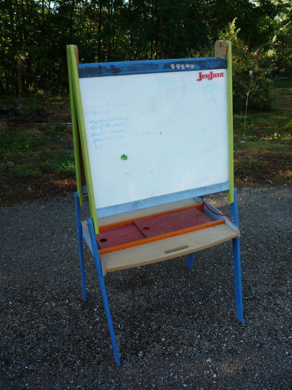 Jeujura - Tableau Double face Cr&eacute;atifs en Bois (craies Jeux / jouets