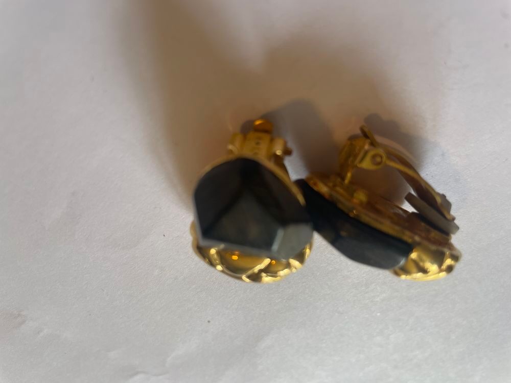 BO glands dor&eacute;e r&eacute;sine bois Ines De La Fressange Bijoux et montres