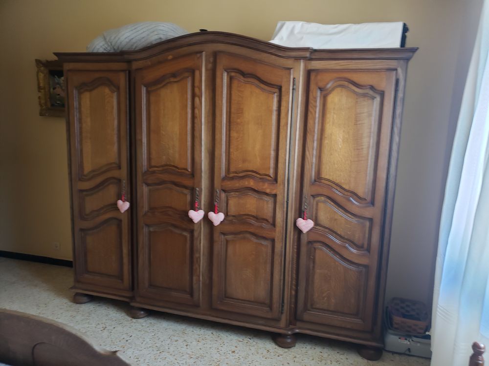 CHAMBRE A COUCHER CHENE MASSIF Meubles