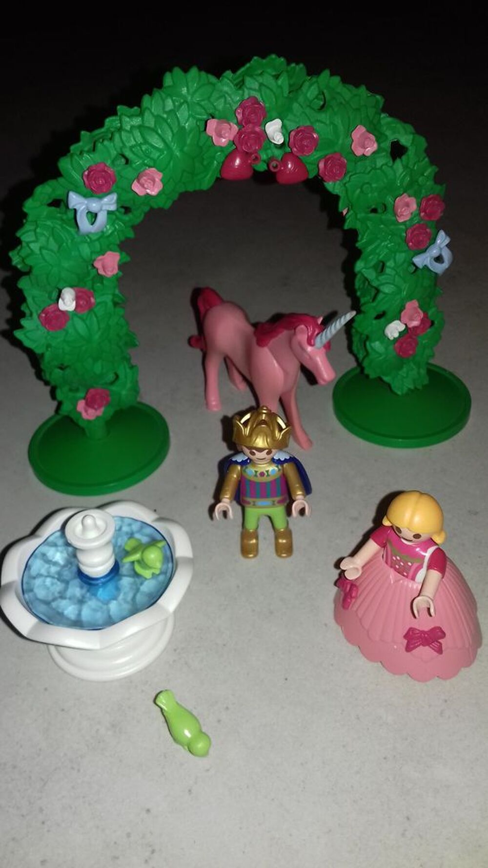 "Deux ENFANTS PRINCIERS " AVEC LICORNE de PLAYMOBIL Jeux / jouets