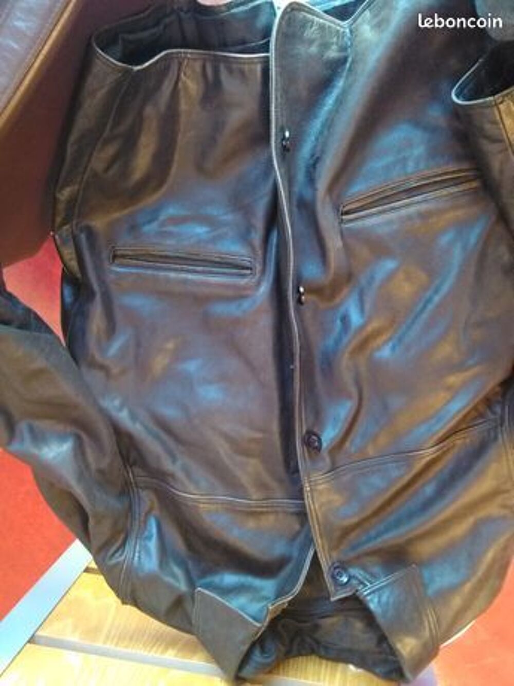 Veste Homme en Cuire de Vachette Vêtements