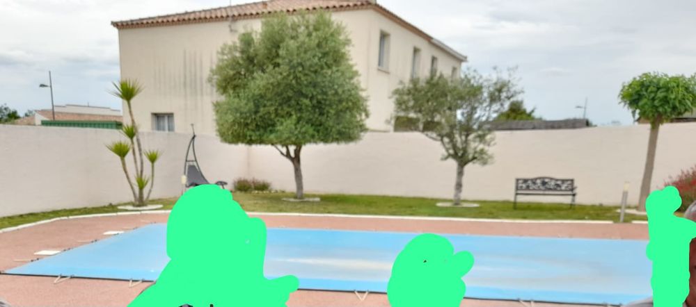 Bache piscine hivernale tr&egrave;s &eacute;paisse 8&times;4 Jardin
