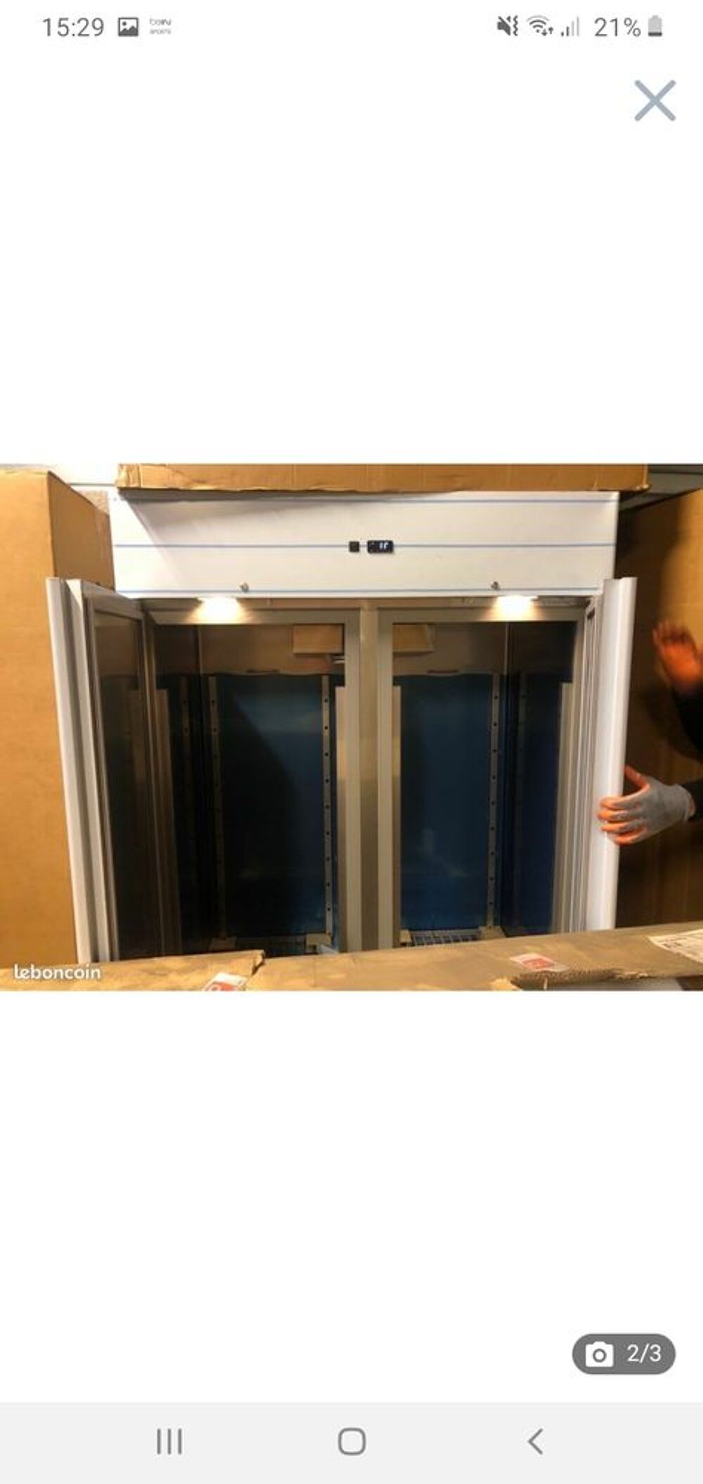 Frigo inox neuf scell&eacute; !!! Electroménager
