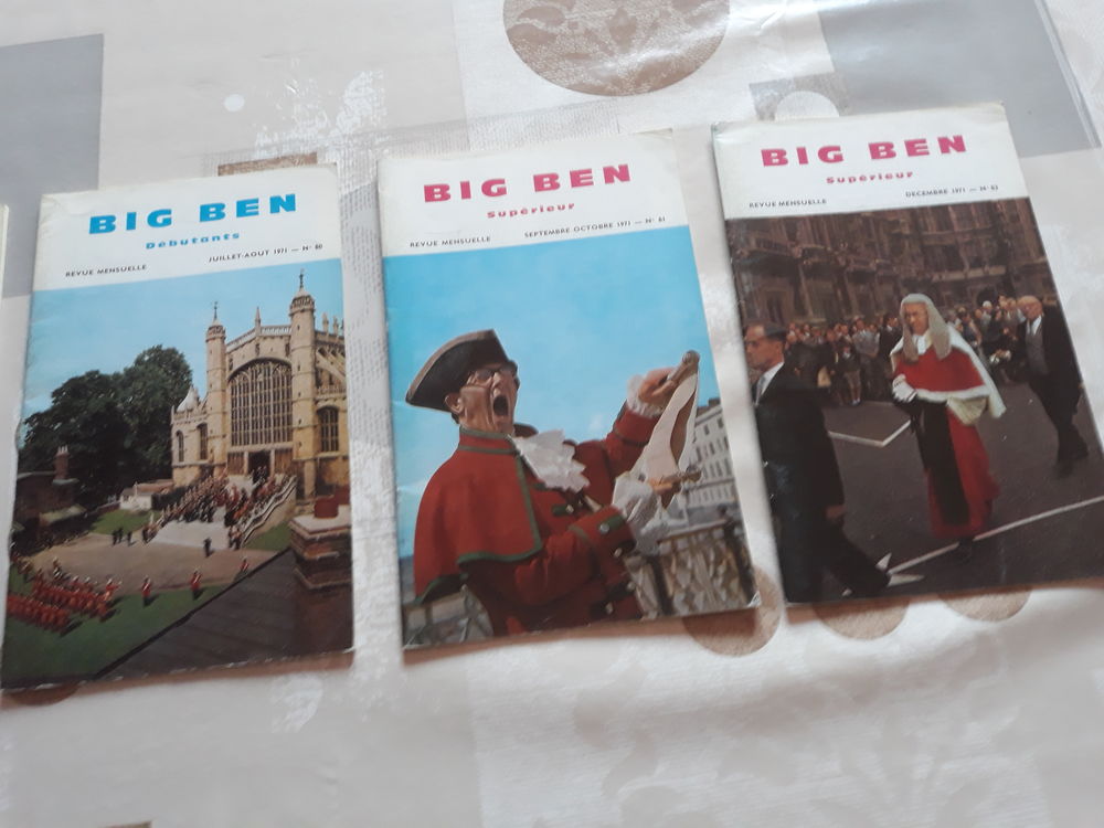 LOT 18 REVUES MENSUELLES BIG BEN Livres et BD
